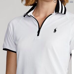 Ralph Lauren Golf Tailored Fit Zip-Placket Polo Shirt